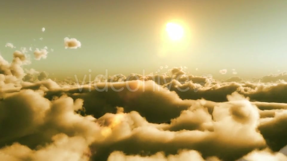 Flight Over Clouds, Sunset Time Videohive 20002124 Motion Graphics Image 3