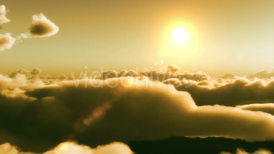 Flight Over Clouds, Sunset Time Videohive 20002124 Motion Graphics Image 4