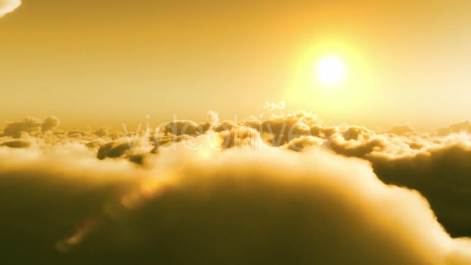 Flight Over Clouds, Sunset Time Videohive 20002124 Motion Graphics Image 5
