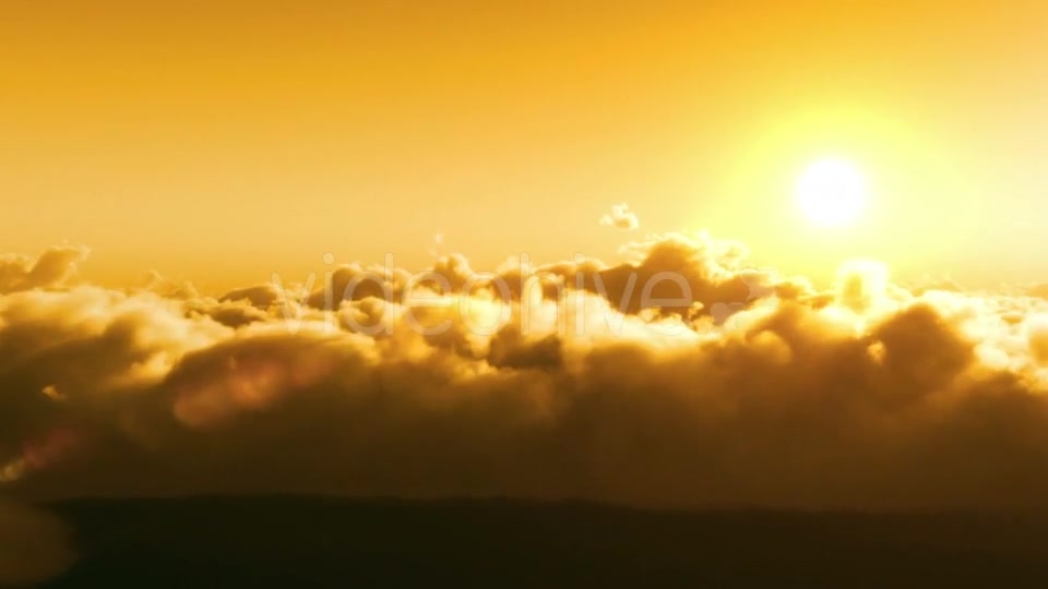 Flight Over Clouds, Sunset Time Videohive 20002124 Motion Graphics Image 7