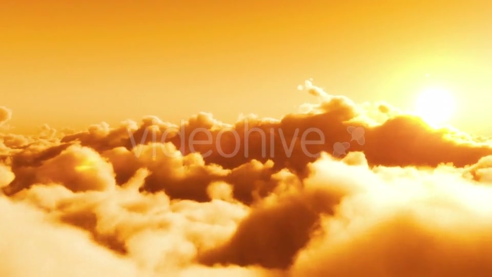 Flight Over Clouds, Sunset Time Videohive 20002124 Motion Graphics Image 9