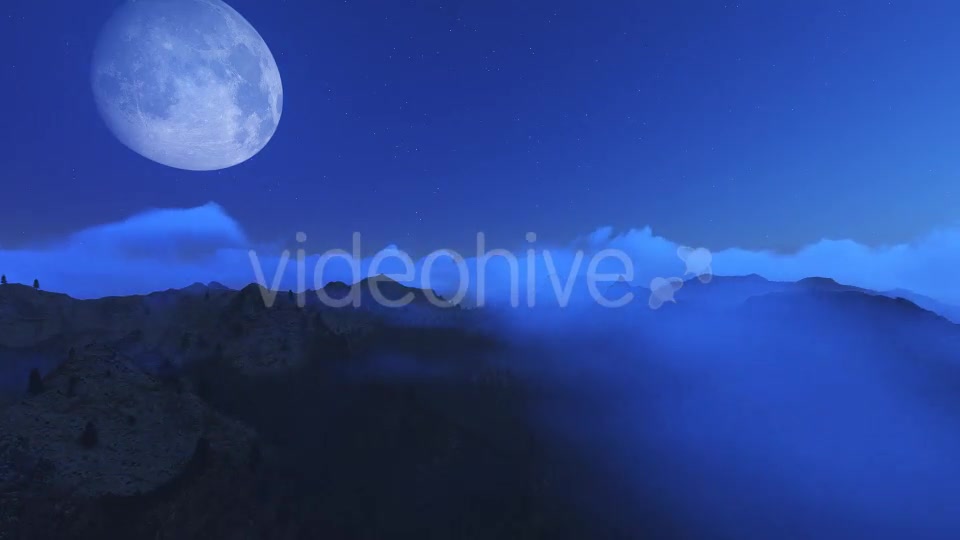 Flight over Mountains During Night Videohive 13228516 Motion Graphics Image 10