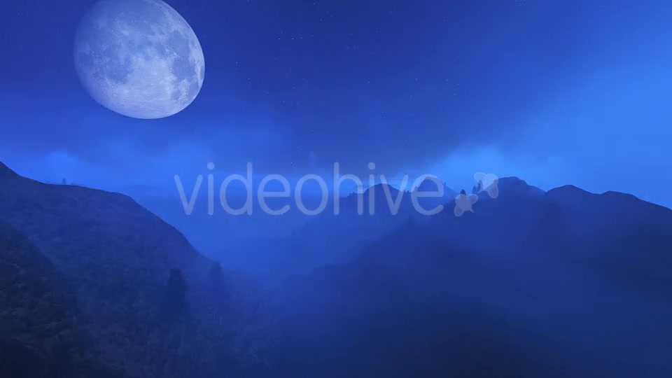 Flight over Mountains During Night Videohive 13228516 Motion Graphics Image 2
