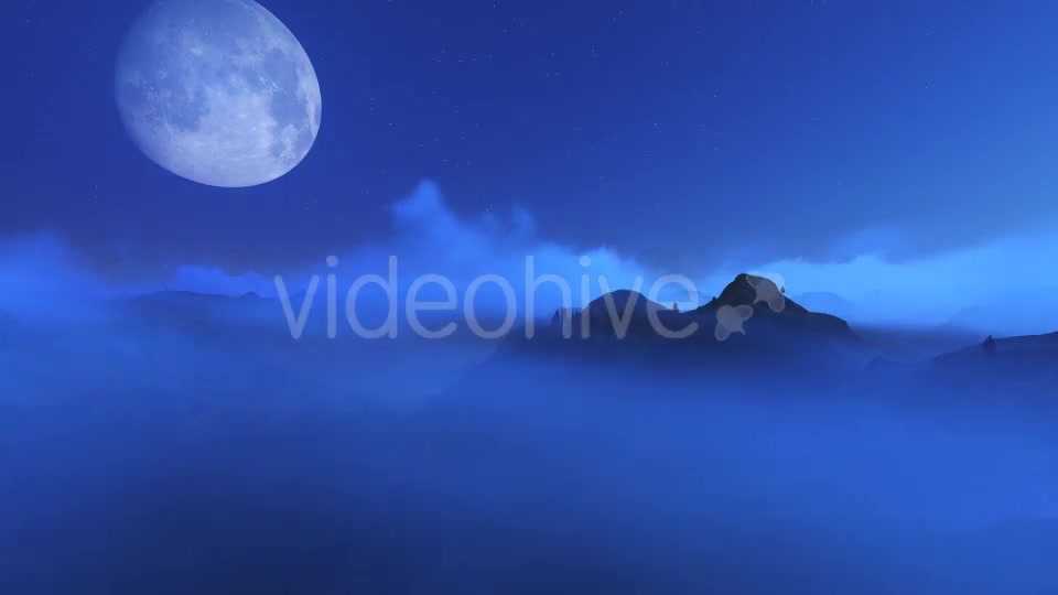 Flight over Mountains During Night Videohive 13228516 Motion Graphics Image 3