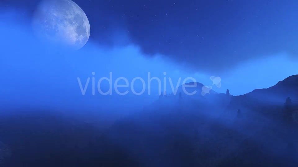 Flight over Mountains During Night Videohive 13228516 Motion Graphics Image 4