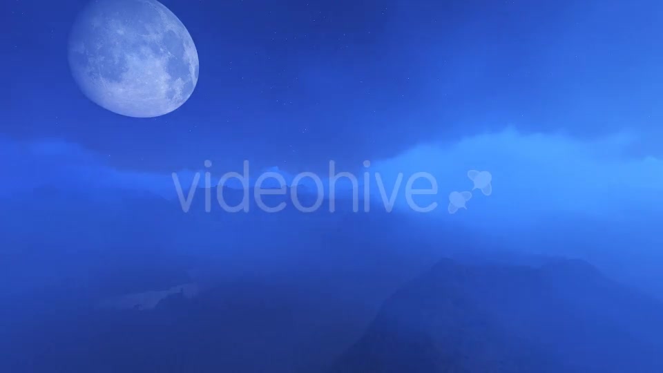 Flight over Mountains During Night Videohive 13228516 Motion Graphics Image 6