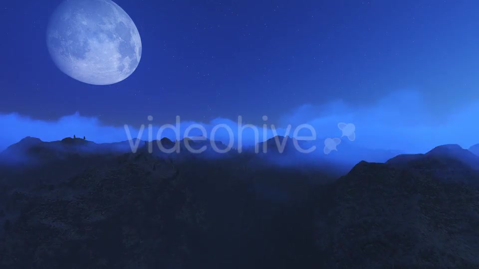 Flight over Mountains During Night Videohive 13228516 Motion Graphics Image 9