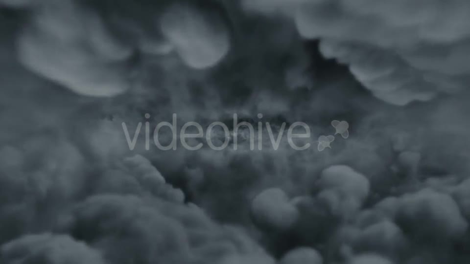Flight Over the Thundering Clouds Videohive 19154705 Motion Graphics Image 1