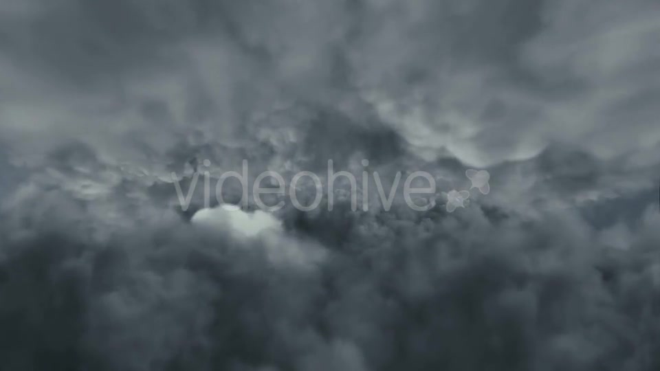 Flight Over the Thundering Clouds Videohive 19154705 Motion Graphics Image 9