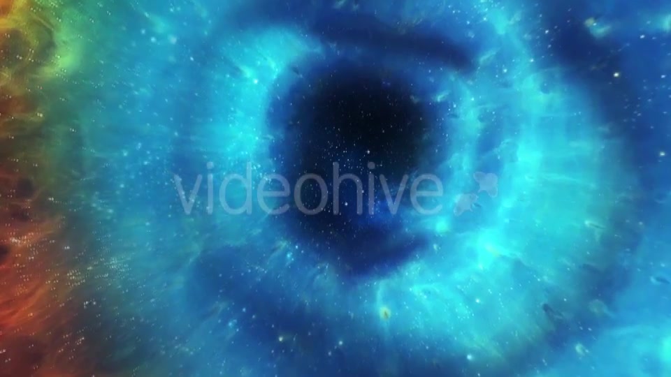 Flight Through a Blue Space Tunnel Videohive 20320711 Motion Graphics Image 2