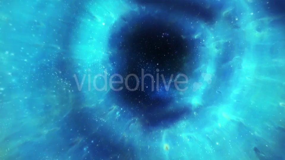 Flight Through a Blue Space Tunnel Videohive 20320711 Motion Graphics Image 3
