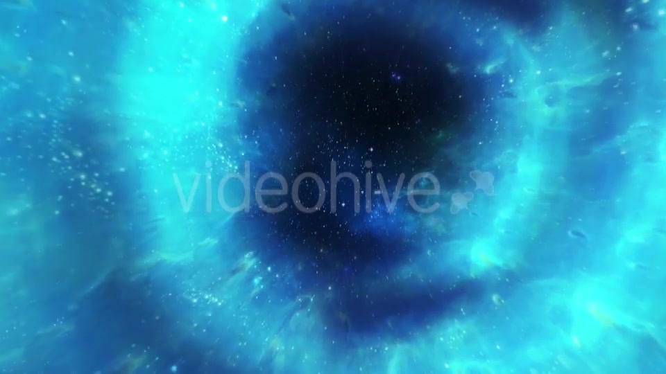 Flight Through a Blue Space Tunnel Videohive 20320711 Motion Graphics Image 4