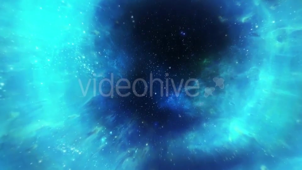 Flight Through a Blue Space Tunnel Videohive 20320711 Motion Graphics Image 5