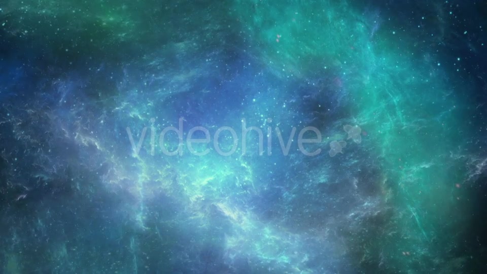 Flight Through Blue Space Nebula Videohive 16298045 Motion Graphics Image 2