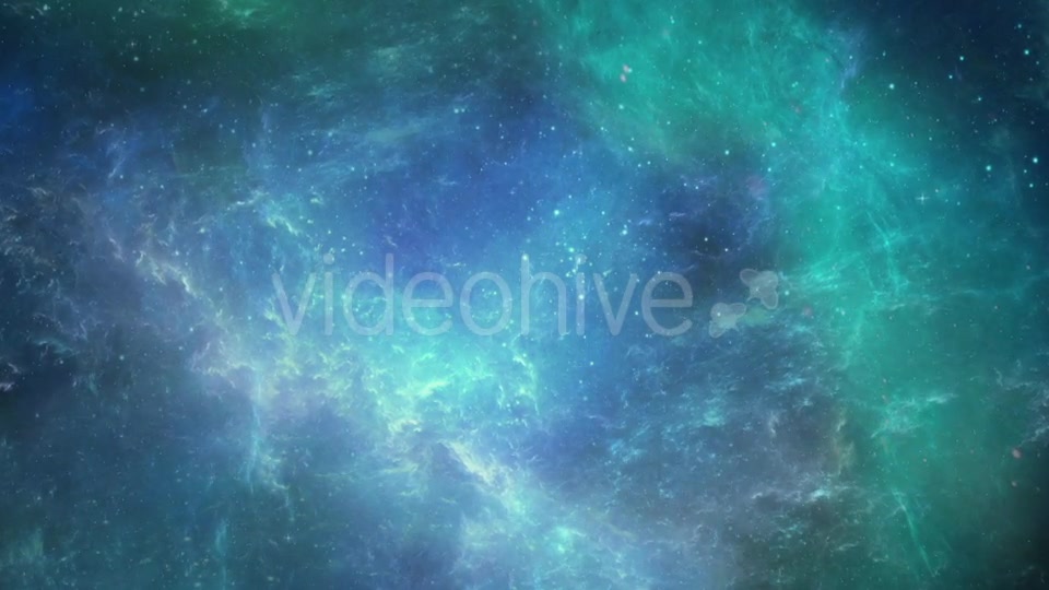 Flight Through Blue Space Nebula Videohive 16298045 Motion Graphics Image 4