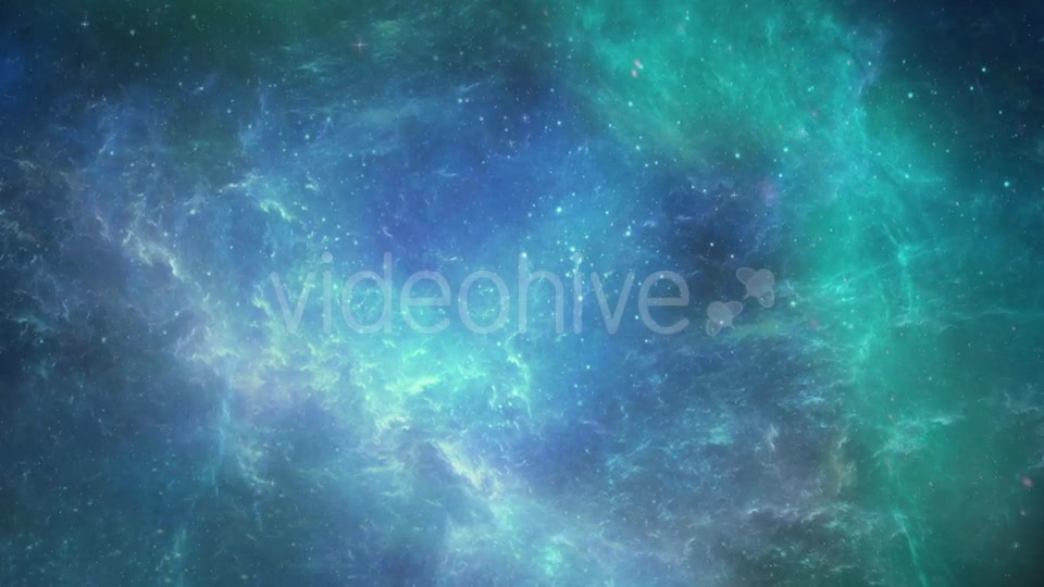 Flight Through Blue Space Nebula Videohive 16298045 Motion Graphics Image 5