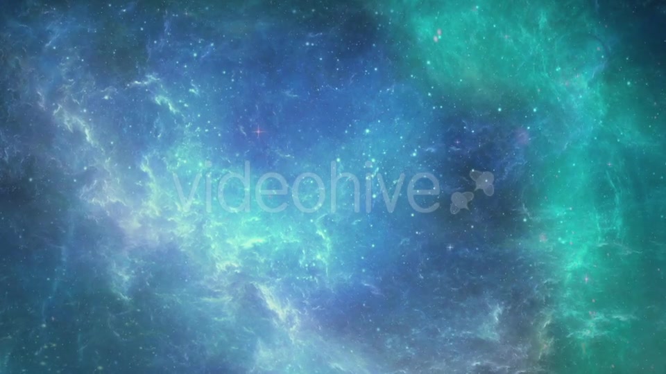 Flight Through Blue Space Nebula Videohive 16298045 Motion Graphics Image 8