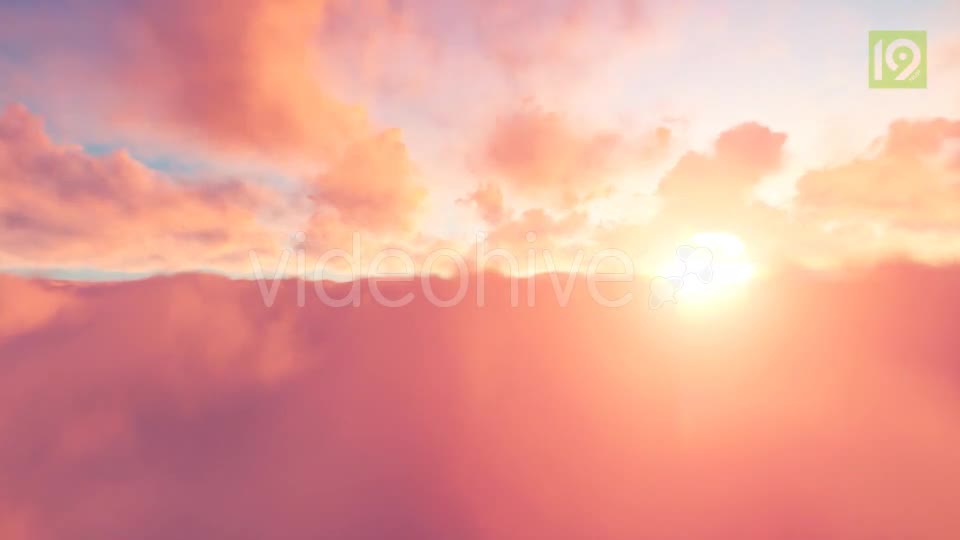 Flight Through Clouds 3 Videohive 19994342 Motion Graphics Image 1
