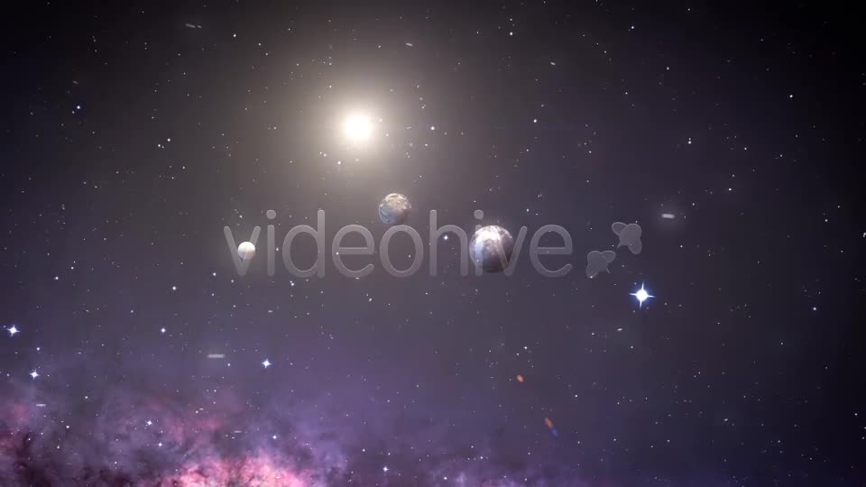 Flight To Planets Space Panorama Videohive 8344074 Motion Graphics Image 1