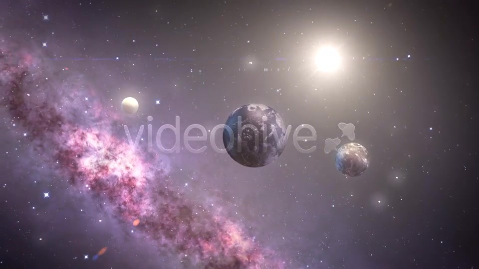 Flight To Planets Space Panorama Videohive 8344074 Motion Graphics Image 6