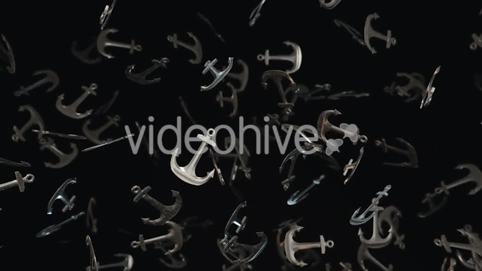 Floating Anchors on a Dark Background Videohive 20299725 Motion Graphics Image 2