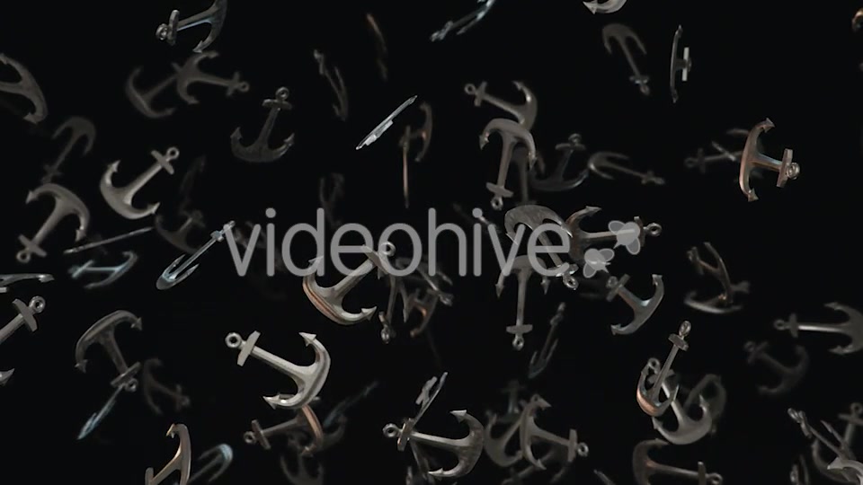 Floating Anchors on a Dark Background Videohive 20299725 Motion Graphics Image 3