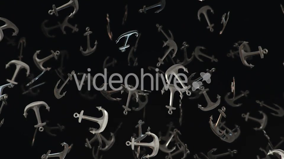 Floating Anchors on a Dark Background Videohive 20299725 Motion Graphics Image 4