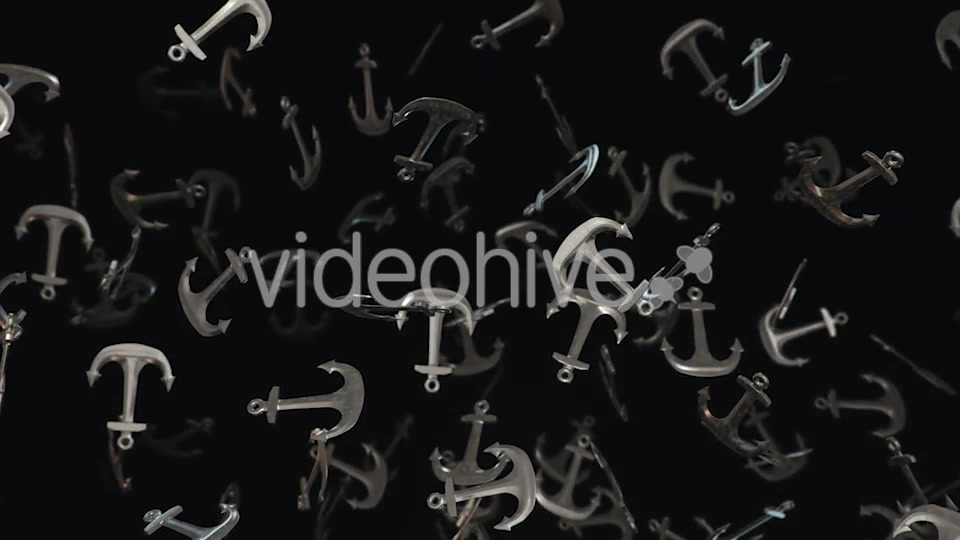 Floating Anchors on a Dark Background Videohive 20299725 Motion Graphics Image 5
