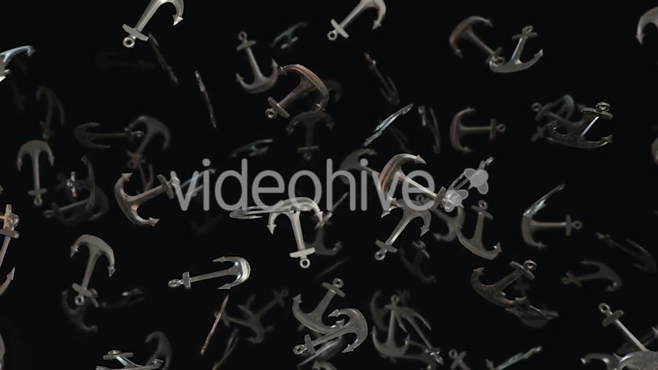 Floating Anchors on a Dark Background Videohive 20299725 Motion Graphics Image 6