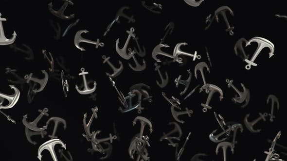 Floating Anchors on a Dark Background - 20299725 Download Videohive