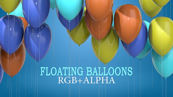 Floating Balloons Pack - Videohive 9610048 Download