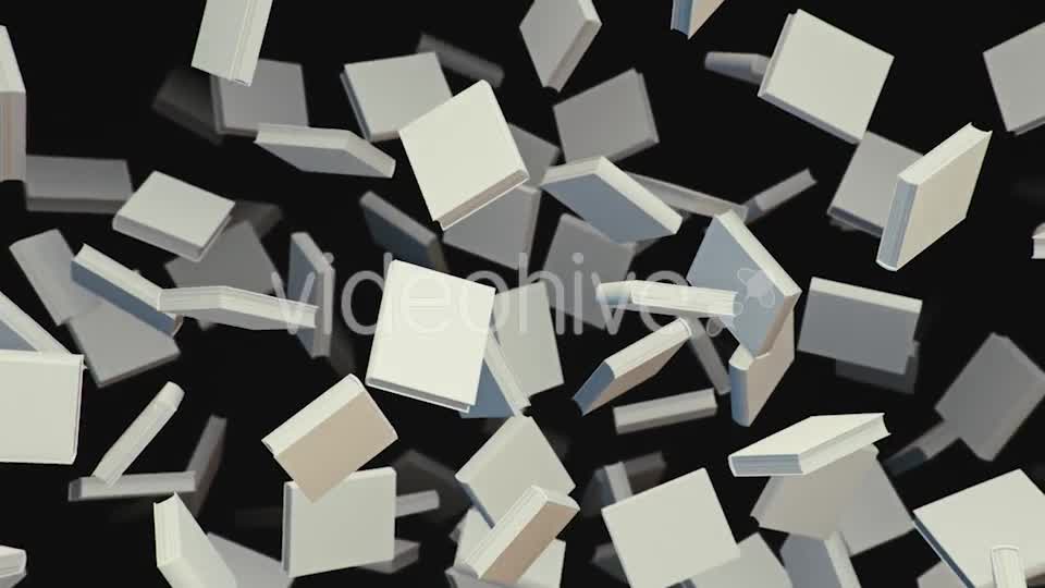 Floating Books on a Dark Background Videohive 20299753 Motion Graphics Image 1
