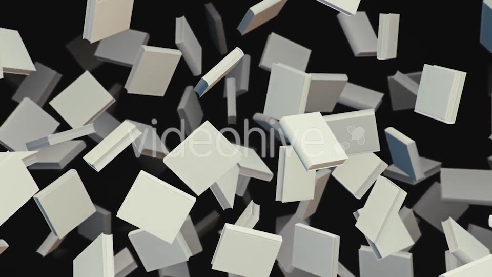 Floating Books on a Dark Background Videohive 20299753 Motion Graphics Image 3