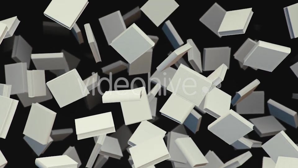 Floating Books on a Dark Background Videohive 20299753 Motion Graphics Image 6