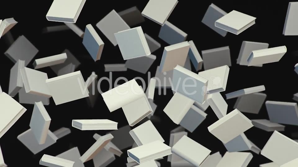 Floating Books on a Dark Background Videohive 20299753 Motion Graphics Image 7