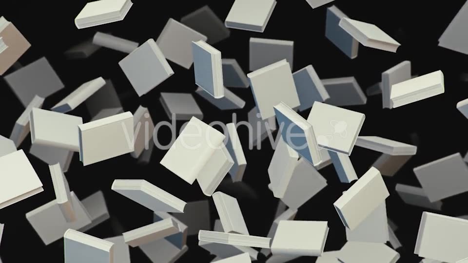 Floating Books on a Dark Background Videohive 20299753 Motion Graphics Image 8