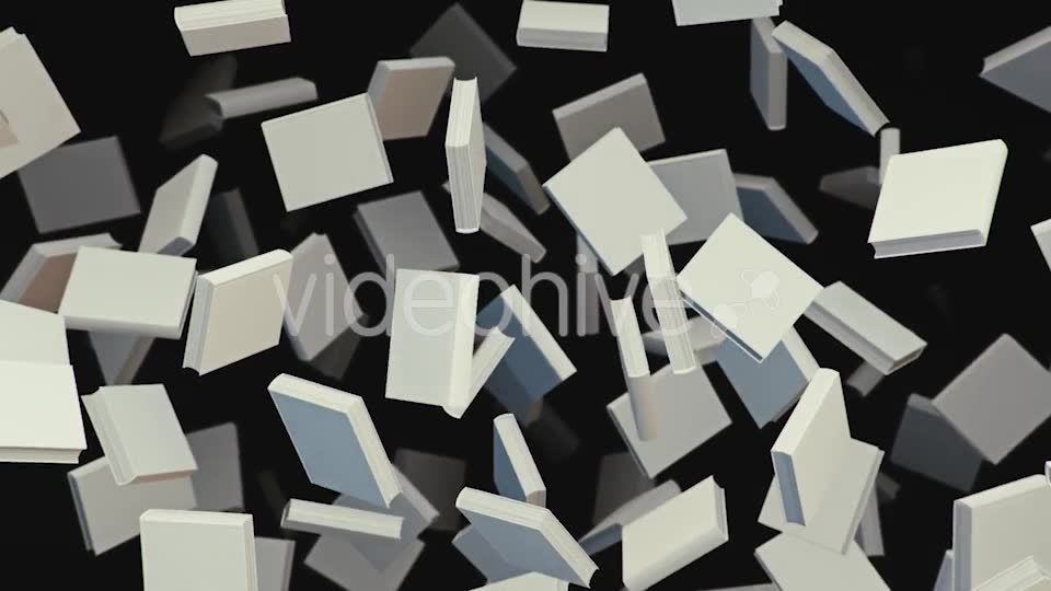 Floating Books on a Dark Background Videohive 20299753 Motion Graphics Image 9