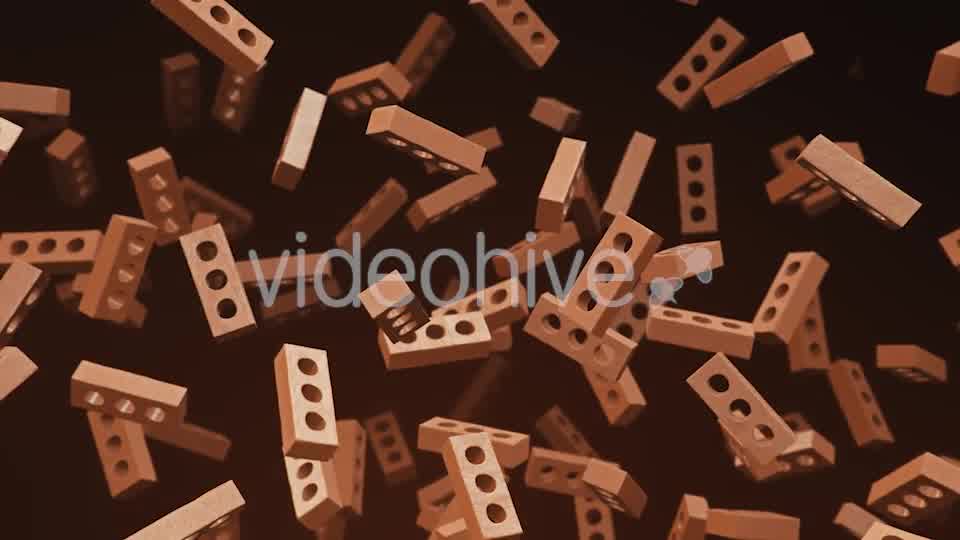 Floating Bricks On a Dark Background Videohive 20290359 Motion Graphics Image 11