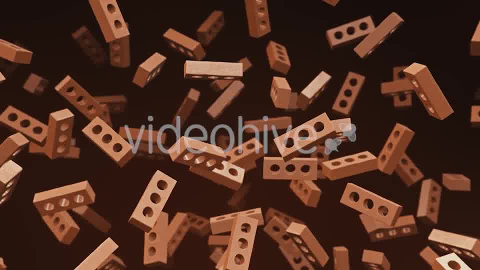 Floating Bricks On a Dark Background Videohive 20290359 Motion Graphics Image 12