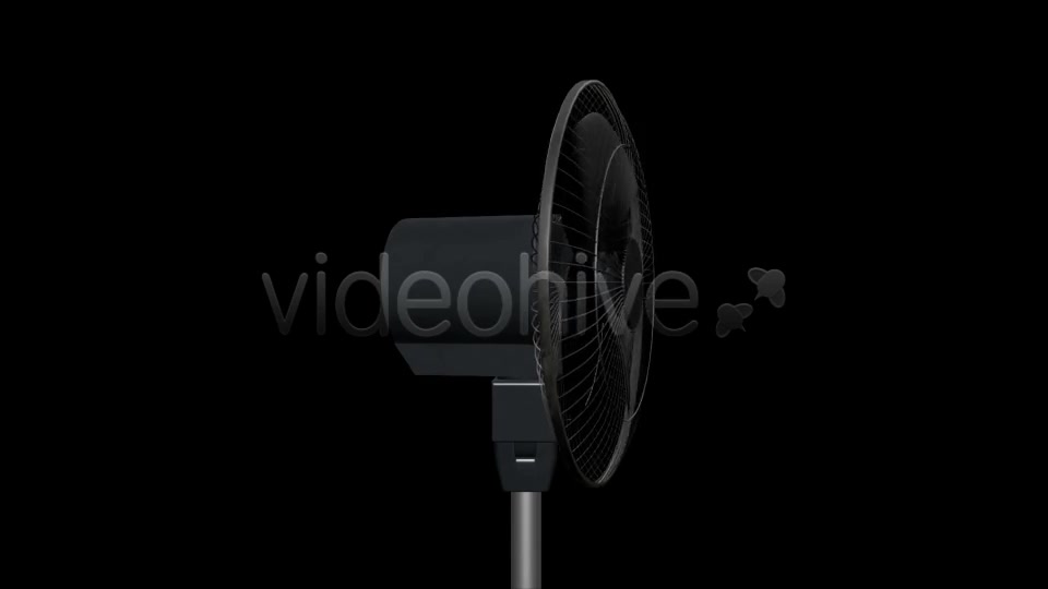 Floor Fan Dark Metallic Pack of 2 Videohive 7456784 Motion Graphics Image 5