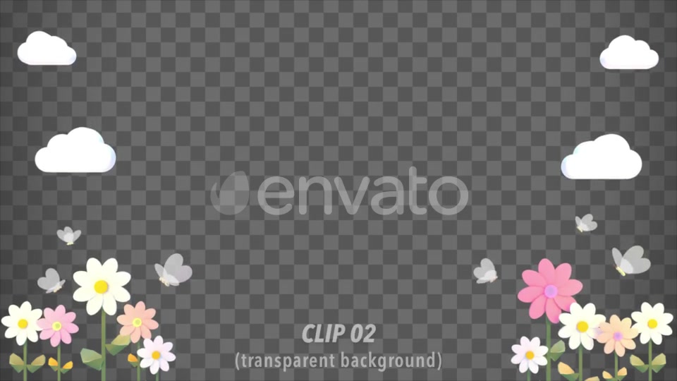 Flowers And Butterflies Pack Videohive 23611710 Motion Graphics Image 5