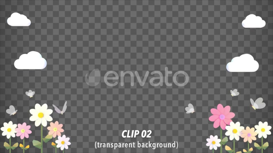 Flowers And Butterflies Pack Videohive 23611710 Motion Graphics Image 6