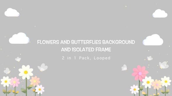 Flowers And Butterflies Pack - Download Videohive 23611710