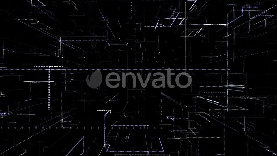 Fly In Digital Lines Seamless Loop Videohive 22982488 Motion Graphics Image 1