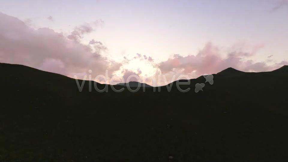 Fly Over Hills During Sunrise Videohive 7688993 Motion Graphics Image 2