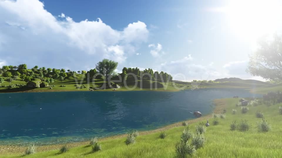 Fly Over Lake V2 Videohive 11222683 Motion Graphics Image 2