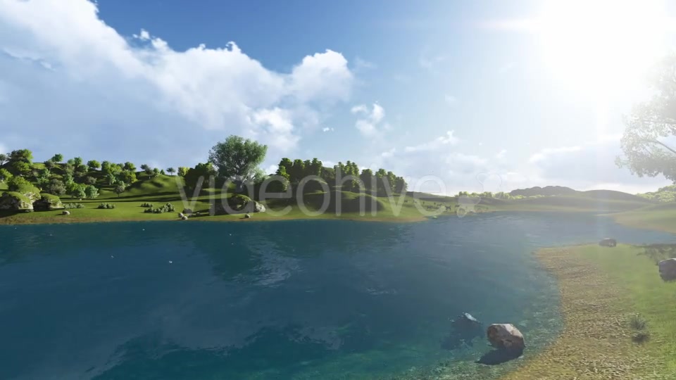 Fly Over Lake V2 Videohive 11222683 Motion Graphics Image 3