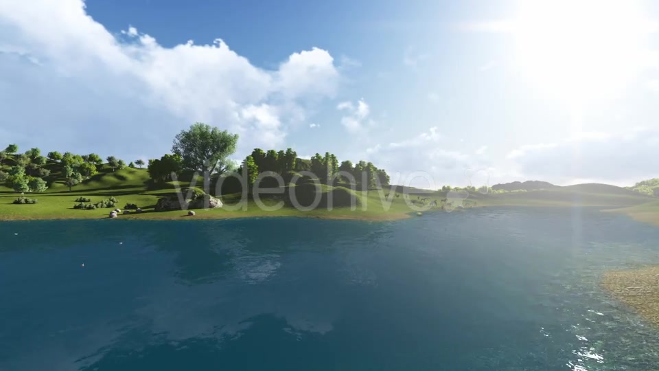 Fly Over Lake V2 Videohive 11222683 Motion Graphics Image 4