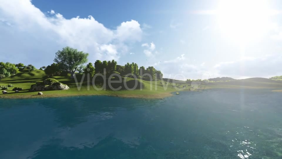Fly Over Lake V2 Videohive 11222683 Motion Graphics Image 5