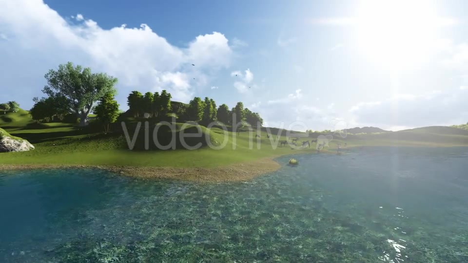 Fly Over Lake V2 Videohive 11222683 Motion Graphics Image 6